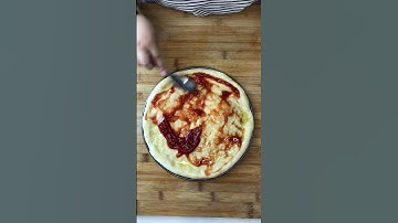 Making a Pizza from scratch #shorts #pizza