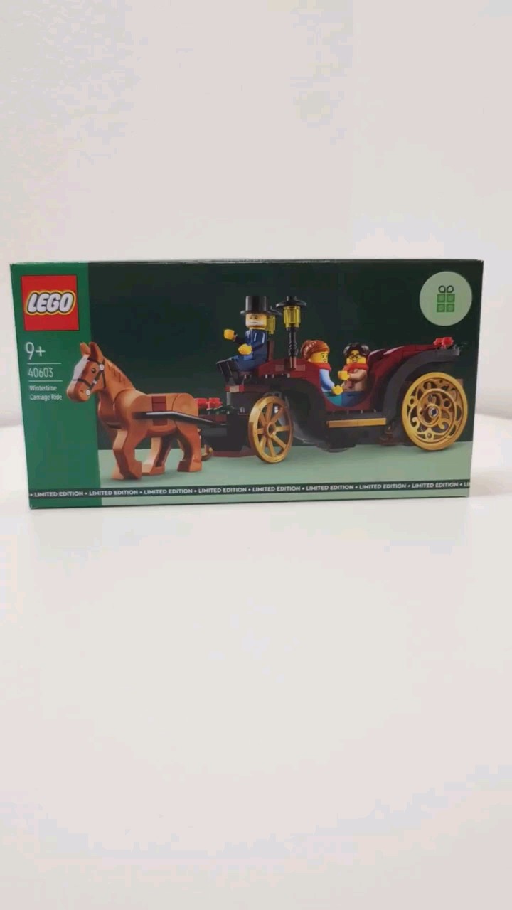 Fast building LEGO 40603 Wintertime Carriage Ride - YouTube