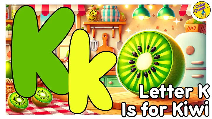 LETTER K is for Kiwi! ABC Alphabet Song for Kids! LEARN English for Kindergarten & Preschool!
