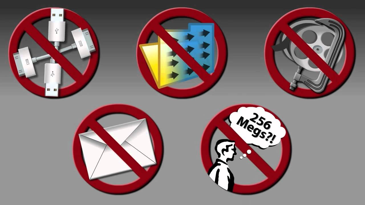 TransferBigFiles App - Sending HD Video from iPhone