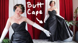 How did 1950's dresses get that shape?  (it's CORSETS)