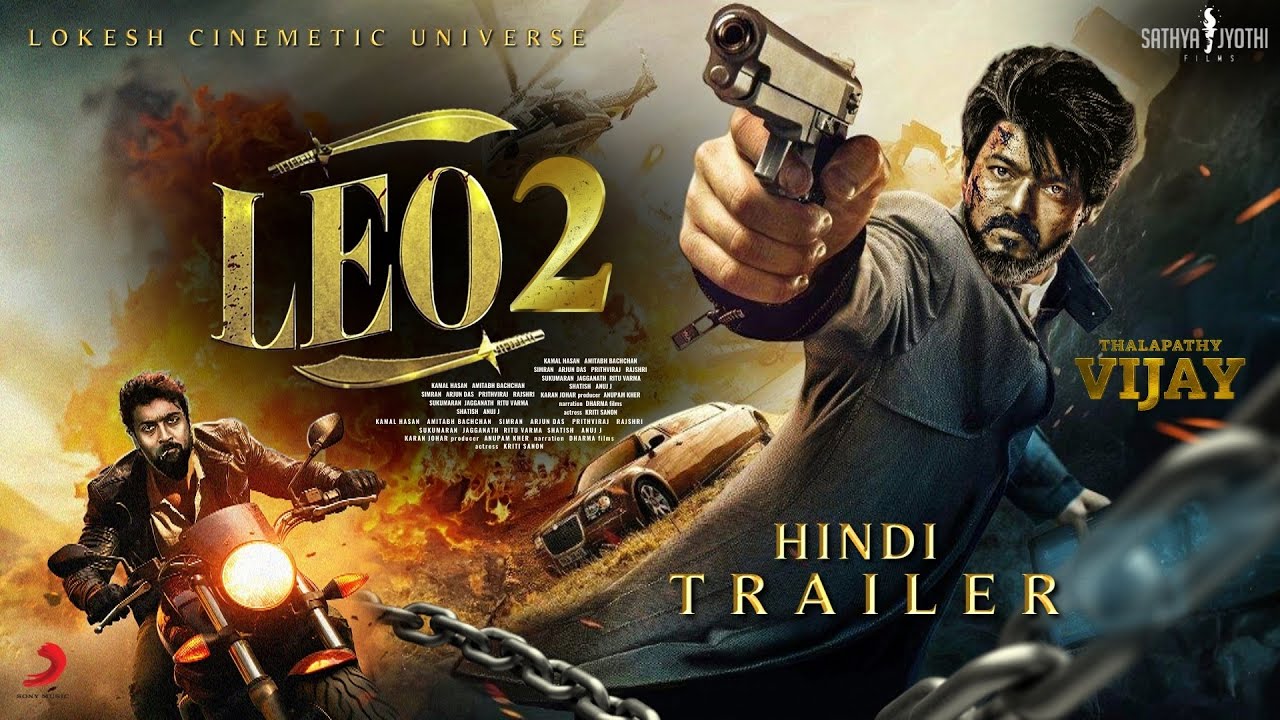 LEO Part 2   HINDI Trailer  Thalapathy Vijay  Suriya  Kamal Haasan  Lokesh Kanagaraj Universe