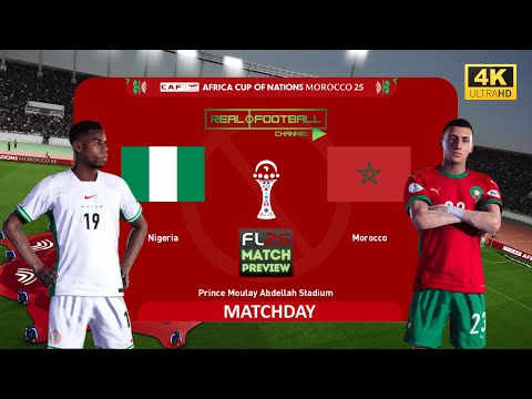 Africa Cup Of Nations Nigeria VS Marocco 4K UHD Match Preview FL26 FULL Modded PURE REALISM 