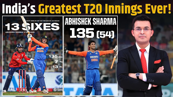 IND vs ENG: Abhishek Sharma smashed 135 (54) & registered the highest ever score for India in T20I!