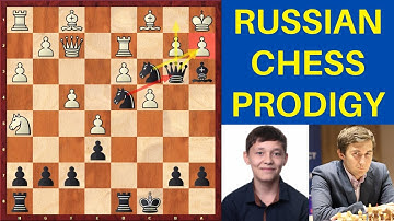 15-year old Esipenko beat Karjakin in 29 moves! | Attacking Chess Game