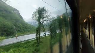 Нарезка из окна поезда: Италия-Швейцария-Германия