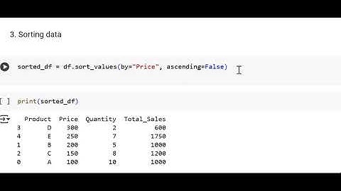 Sort data using python  #excel #dataanalysis #exceltips #education #datascience #python #panda