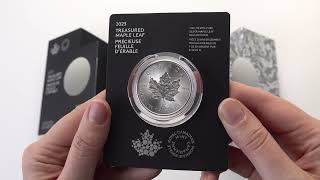 2023 $5 1 oz. 99.99% Pure Silver Coin - Treasured Silver Maple Leaf