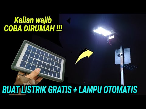 CARA MEMBUAT LAMPU JALAN OTOMATIS, MURAH DAN PRAKTIS. 