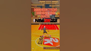 NBA2K23 HOW TO DO THE MISDIRECTION BEHIND THE BACK !! #nba2k23 #nba2k23currentgen #2k23