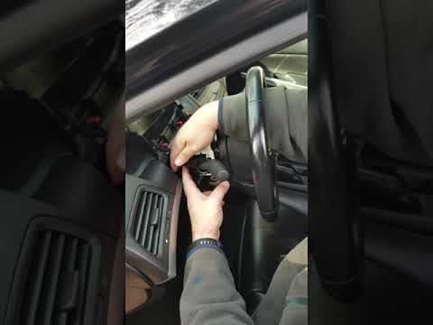 Turn signal switch replacement on 2010 Honda Accord - YouTube