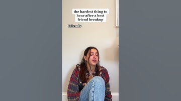 Thumbnail of the hardest thing to hear after a best friend breakup 💔 #shorts #sadsong #exfriends #jordanabryant