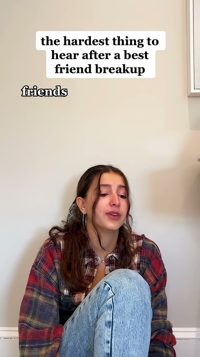 the hardest thing to hear after a best friend breakup 💔 #shorts #sadsong #exfriends #jordanabryant