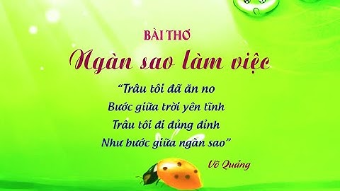 Bài thơ Ngàn sao làm việc - Võ Quảng | Đọc thơ | Ngữ văn 7 - Kết nối tri thức | Kênh Anh văn học