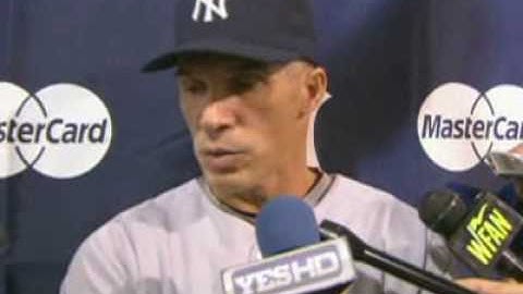 Joe Girardi after the game, 4/24/08