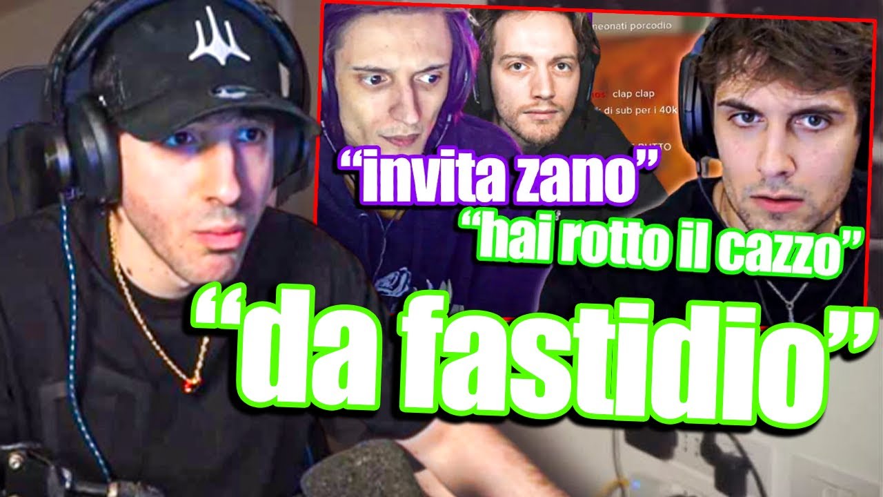 NEZAK REAGISCE A BLUR CHE SBROCCA AL MASSEO PER AVER NOMINATO ZANO IN LIVE