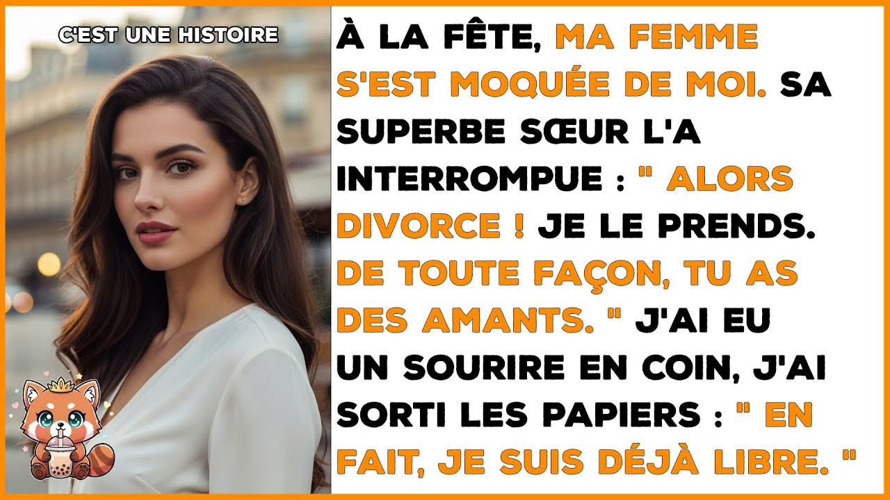 Sa sœur a craqué et a révélé la vérité devant tout le monde. Mais je le savais déjà.