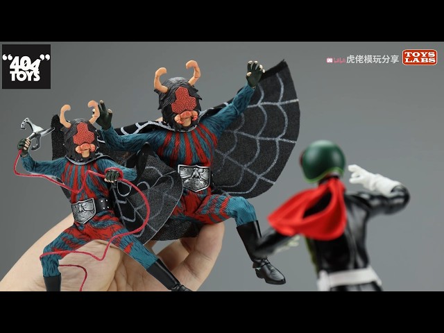 1/12　蜘蛛男　蜘蛛怪人　アクションフィギュア　404toys 404TOYS蜘蛛男蜘蛛怪人假面騎士同人404TOYS spider monster - YouTube