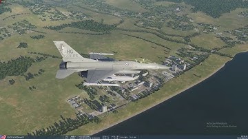 DCS F-16C First TrackIR Flight - 101019