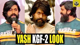 KGF 2 Yash Look | Rocking Star Yash | KGF Hero Yash | Yash New Look | KGF Chapter 2 Updates