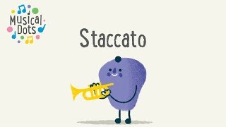 Meet Staccato | Musical Dots | Teaching Music Terms to Children