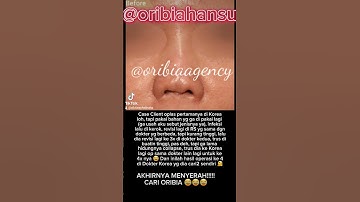 Failed Plastic Surgery, handled by ORIBIA BEAUTY INTERNATIONAL AGENT. Instagram @oribiahansu
