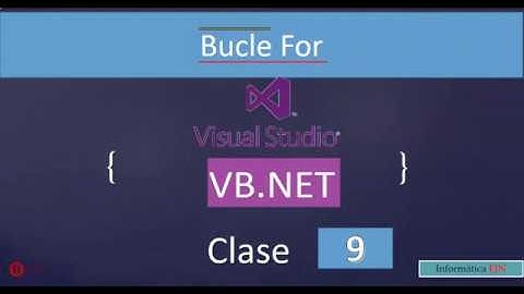 9.Fundamentos de Visual Basic. Net con Interfaces Gráficas || Bucle For y componente ListBox.