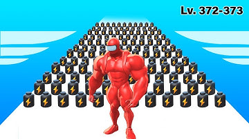 Muscle Rush 💰⚡💪 Max Levels Android Gameplay ios, Level 372-373