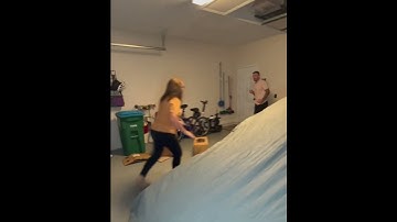 Lady Pranks Her Son into Thinking There’s Something inside the Garbage Can