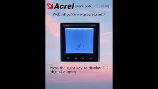 Acrel Electric | Multifunction 3 Phase Electric Network Power Meter Input & Output Interface