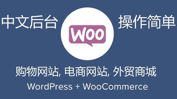 建立WordPress购物网站, 电商网站或外贸商城视频 (WooCommerce 中文后台操作教程)