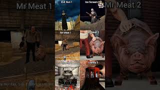 GameOver Battle | Evil Nun 1 Vs Ice Scream 8 Vs Mr Meat 1 2 Vs Granny 1 Vs Granny 3 #granny #shorts