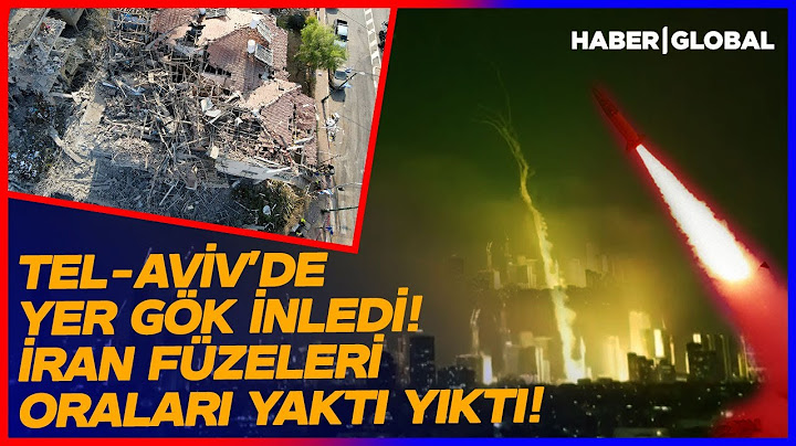 İran Füzeleri Tel Aviv'i Ezip Geçti! Netanyahu Bunun İntikamını Alır!