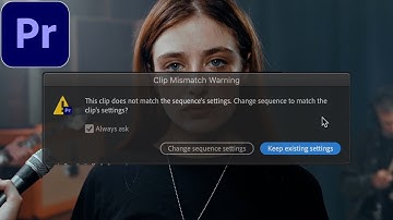 Adobe Premiere Pro: Understanding Sequence Size Settings & Clip Mismatch Warning (Tutorial / How to)