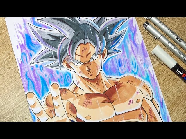 Righi-Draw on X:  Speed Drawing Goku Ultra