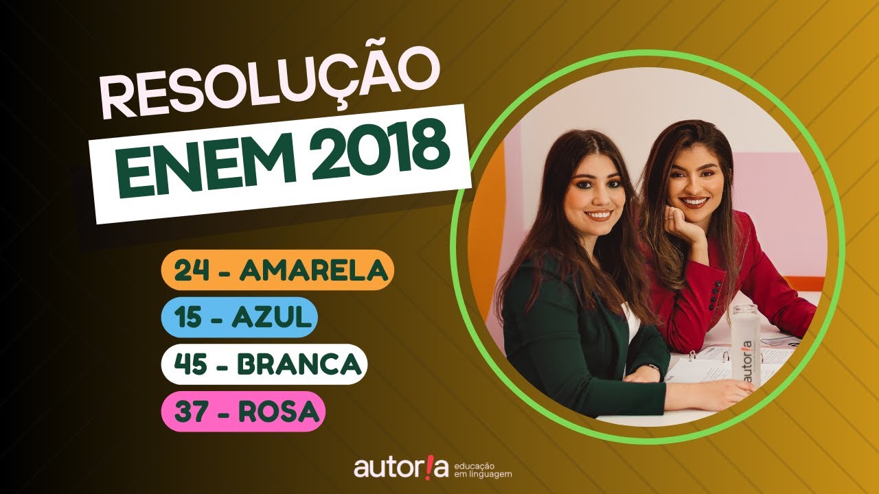 Enem 2018 - Autoria Linguagem - Questão 24 | Linguagens, prova amarela