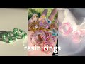 resin chunky rings (super trendy from pinterest) | small business