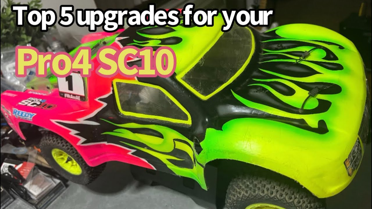 Top 5 upgrades for your Pro4 SC10 #teamassociated #horizonhobby #pro4 #