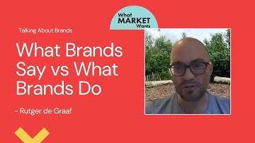 Strategic Communication or Strategic Illusion? | What Brands Say vs What Brands Do - Rutger de Graaf