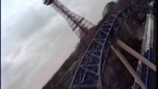 POV of Shock Wave at Six Flags over Texas (circa 1991)