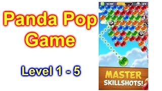 Bubble Shooter: Panda Pop! Game Level 1-5 For Cell Phone Level 1-5 screenshot 4