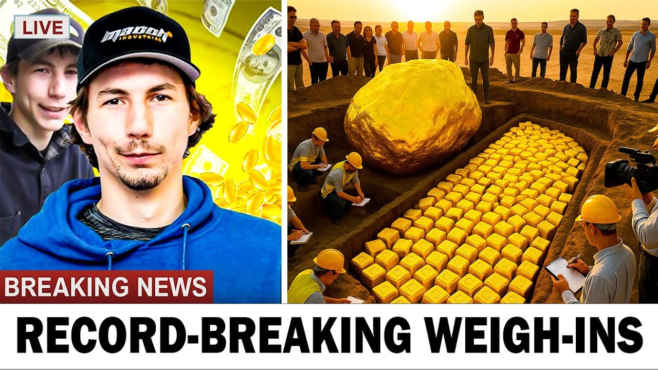 Parker Schnabel's INSANE Final Weigh-In: Gold Rush Record Breaker! - YouTube