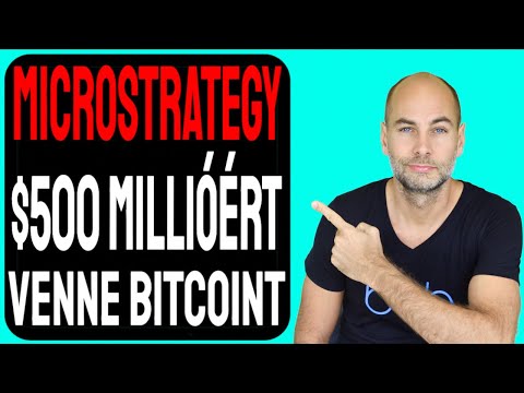 A MICROSTRATEGY $500 MILLIÓÉRT VENNE BITCOINT [Részletek]