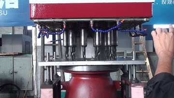 NC Vertical multiple spindle drilling machine for drilling valve