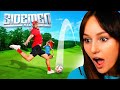 Freya Reacts to SIDEMEN ALL SPORTS GOLF BATTLE (EUROPE EDITION)