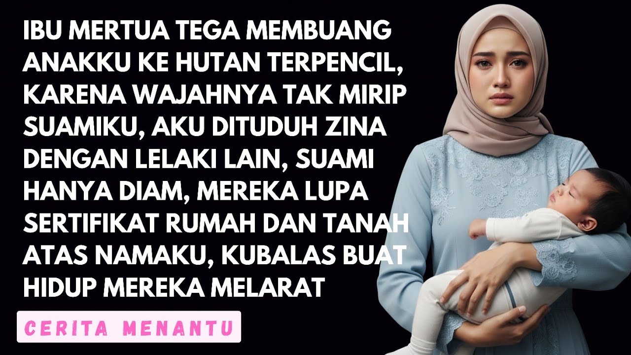MERTUA TEGA BU4NG ANAKKU KE HUTAN TERPENCIL DAN MENUDUH ANAK HASIL ZIN4, KUBUAT HIDUPNYA MELARAT