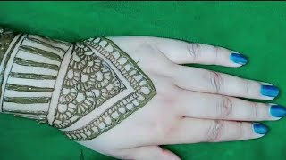 सिंपल मेहंदी दुल्हन वाली || मेंहदीडिजाईन || Full Back Hand MehandiDesign || By RC || mydesigns