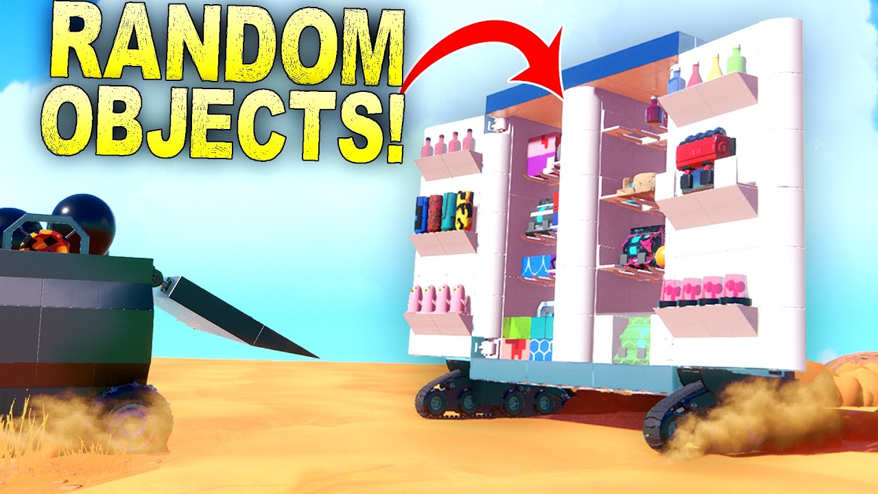 We Transformed RANDOM OBJECTS into BATTLE VEHICLES Again!