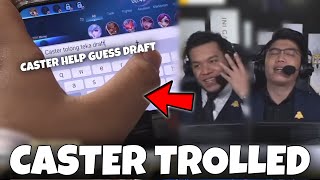 WHEN THE PLAYERS ASKED THE CASTER TO GUESS THEIR DRAFT… 🤣