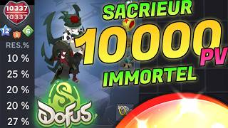 10 000 PV, SACRIEUR STUFF IMMORTEL SUR DOFUS 3